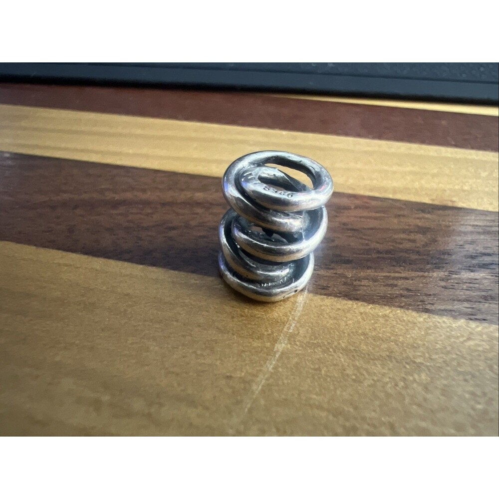 Authentic Trollbeads Sterling Silver 11317 Three Siblings, Silver *0